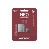 Memoria microSD con Adaptador Ideal para Celular o Tablet / 64 GB / Multipropósito