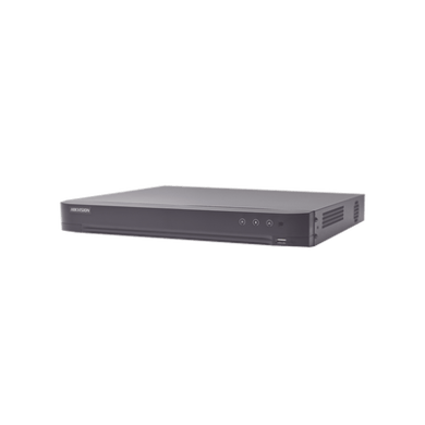 DVR 8 Canales TURBOHD + 8 Canales IP / 8 Megapixel (4K) / Audio por Coaxitron / ACUSENSE / Reconocimiento Facial / 2 Bahías de Disco Duro / Salida de Video en 4K / H.265+ / Alarmas I/O