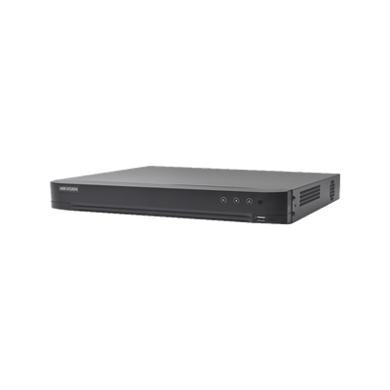 [Audio Bidireccional] DVR 32 Canales TurboHD + 8 Canales IP / 5 Megapixel Lite - 3K Lite / Acusense / Reconocimiento Facial  / Audio por Coaxitron / 2 Bahías de Disco Duro / H.265+ / Salida de Video en Full HD