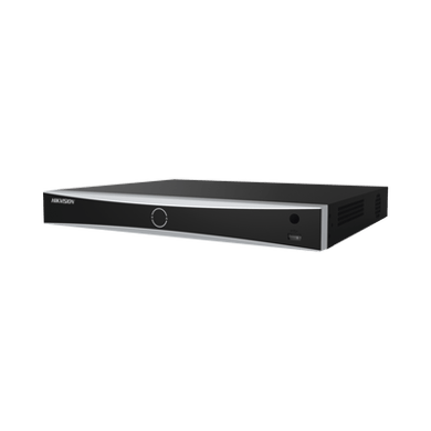 NVR 12 Megapixel (4K) / Reconocimiento Facial / 8 Canales IP / Base de Datos / Hasta 100,000 Fotografías / 8 Puertos PoE+ / 2 Bahías de Disco Duro / Switch PoE 300 mts / Bases de Datos / HDMI en 4K