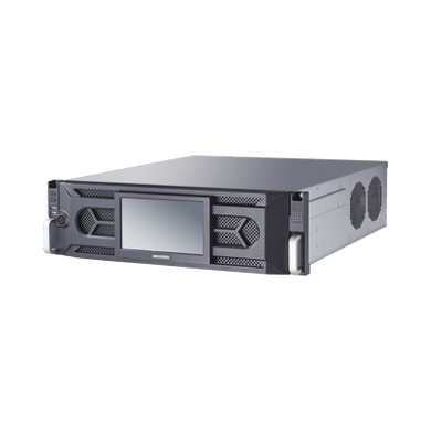 NVR 12 Megapixel (4K) / 64 Canales IP / 16 Bahías de Disco Duro / 4 Tarjetas de Red / RAID con Hot Swap / Reconocimiento Facial