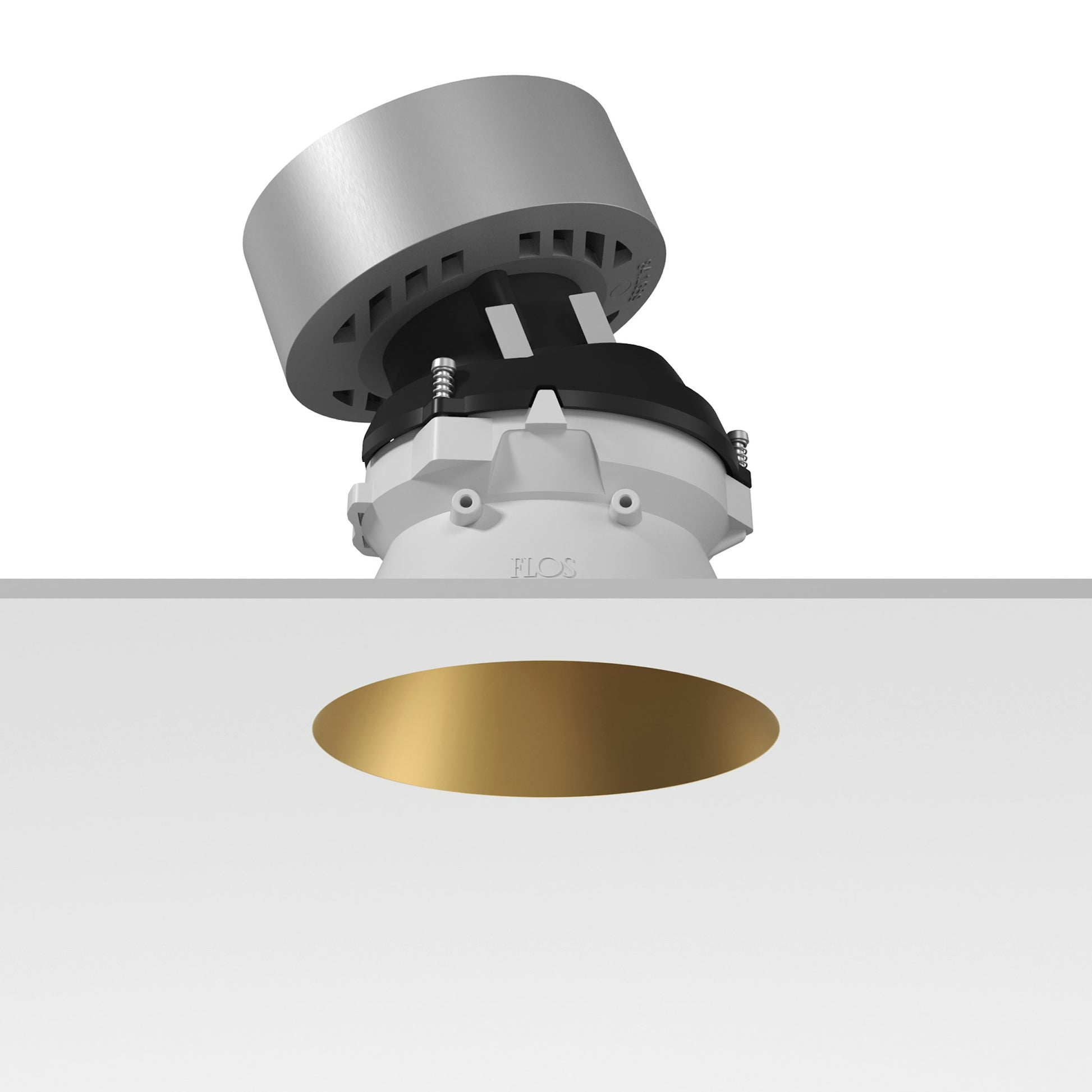 FLOS Architectural Kap Ø105 Downlight — LED Ajustable 22.8W 51° 2700K (Blanco)