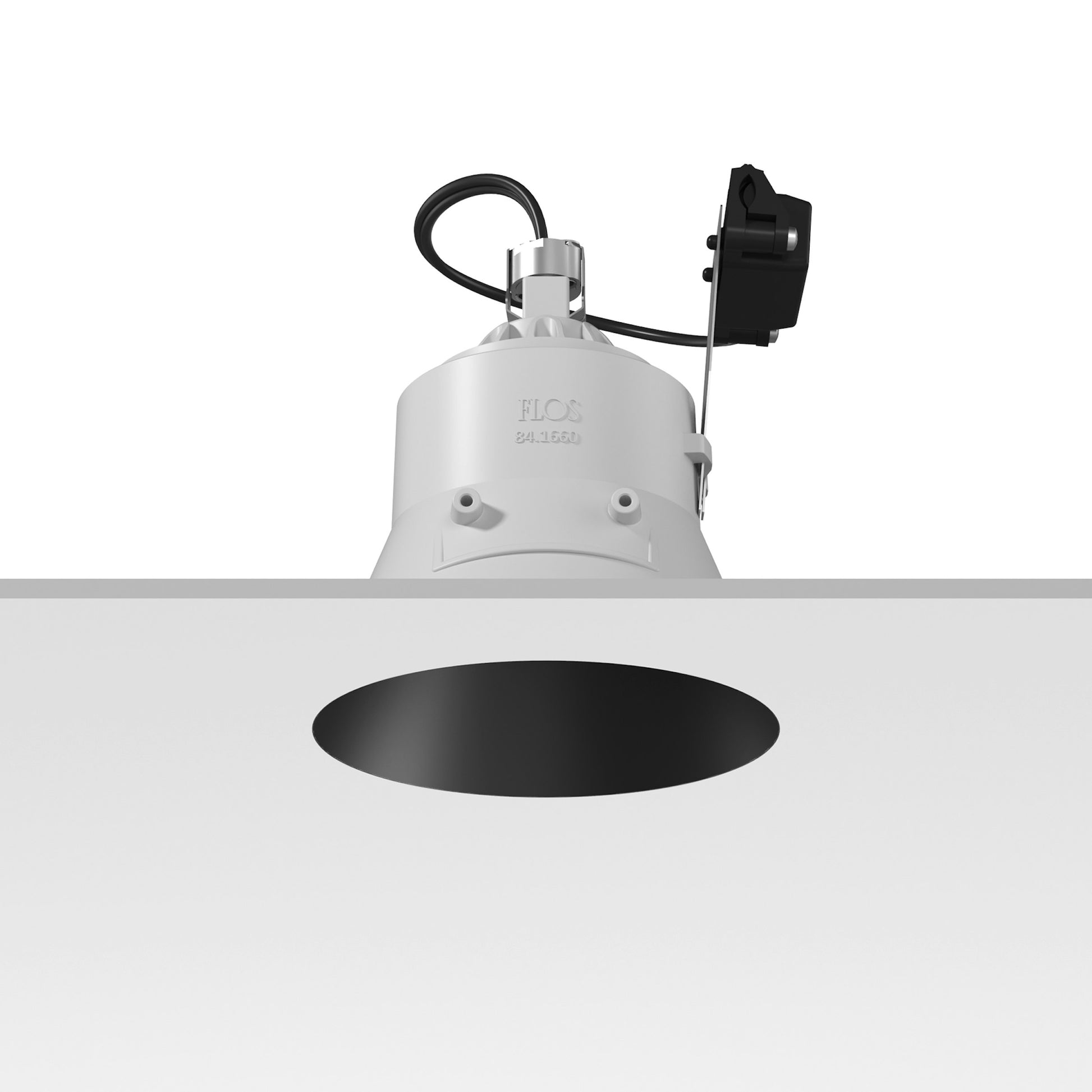 FLOS Architectural Kap Ø105 Fixed — Downlight LED Retrofit (Blanco)