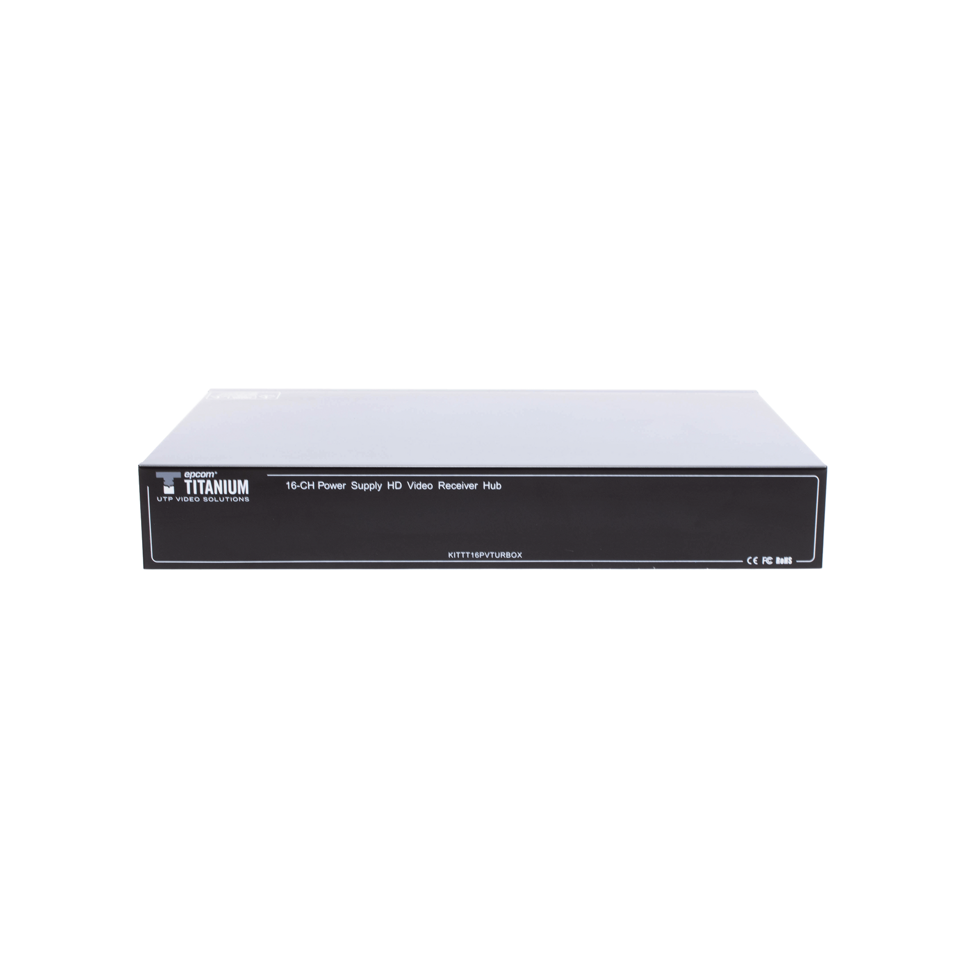 (SOLO RECEPTOR) TRANSCEPTOR ACTIVO DE 16 CANALES / VIDEO+PODER en un solo Cable UTP / 150 metros en 4K, 200 metros en 5 MP/ Envía 36 Vcc y Recibe 12 Vcc / TODO INCLUIDO PARA RACK / HD-TVI/CVI/AHD/CVBS / SIN RUIDO / INSTALACIÓN LIMPIA.