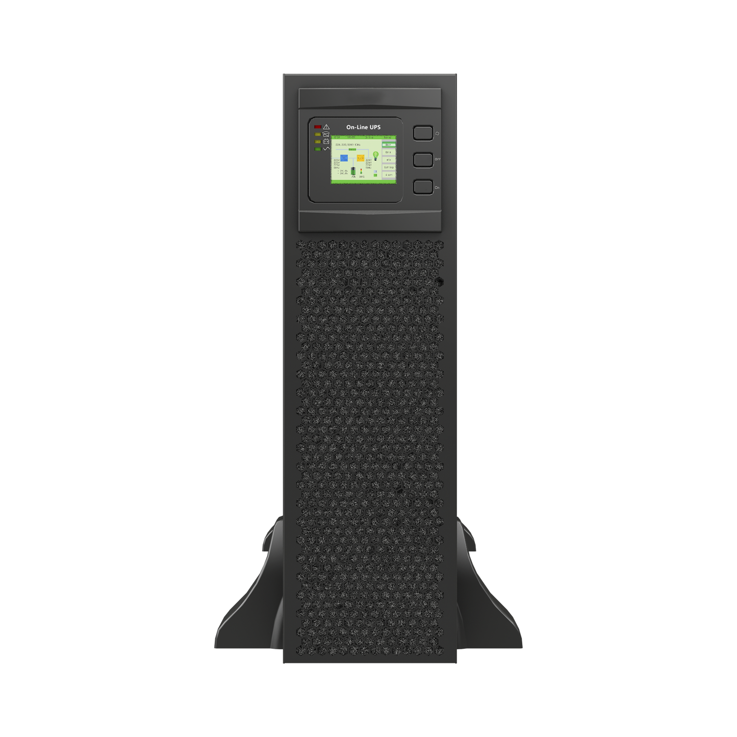 UPS de 10 KVA/10 kW, Online Doble Conversión, 120 Vac de Entrada 3 Fases, Entrada Hardwired, Onda Senoidal Pura, Torre o Rack