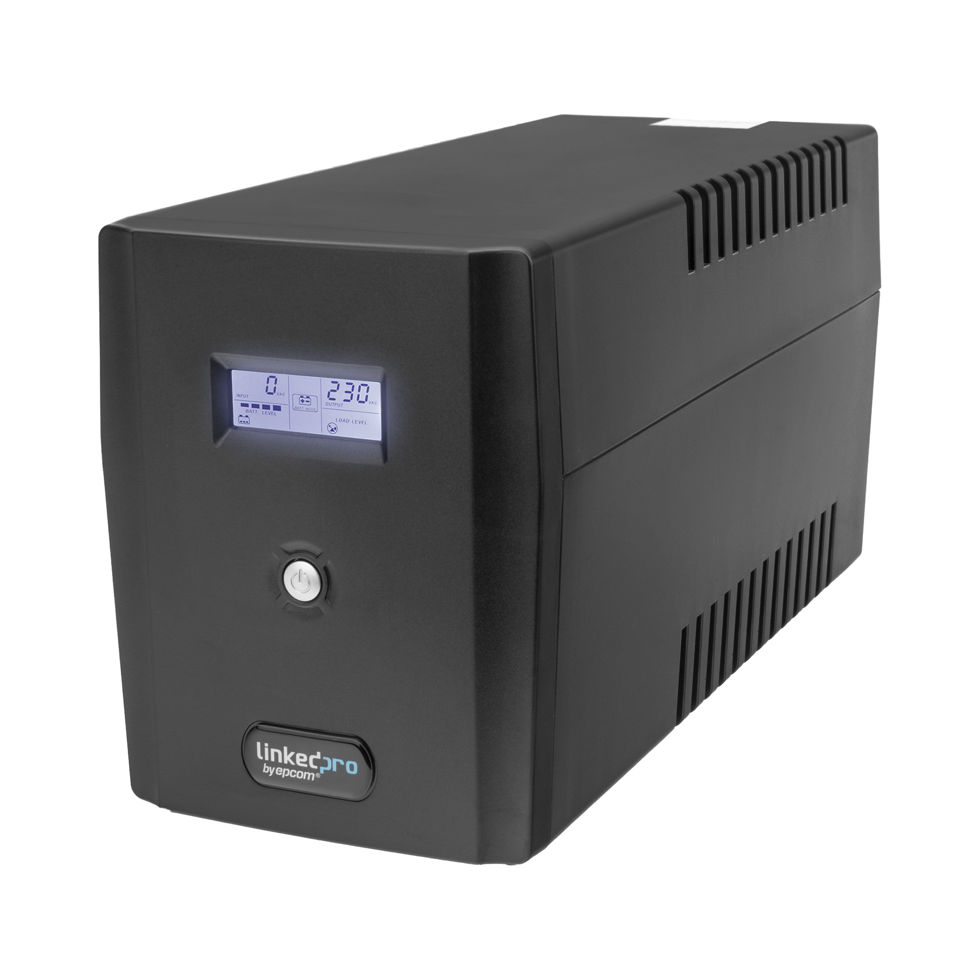 UPS 1500VA/900 W Pantalla LCD / Línea Interactiva 120Vca / 8 tomas 5-15R (6 Respaldadas) / Regulación de Voltaje / Protección RJ45