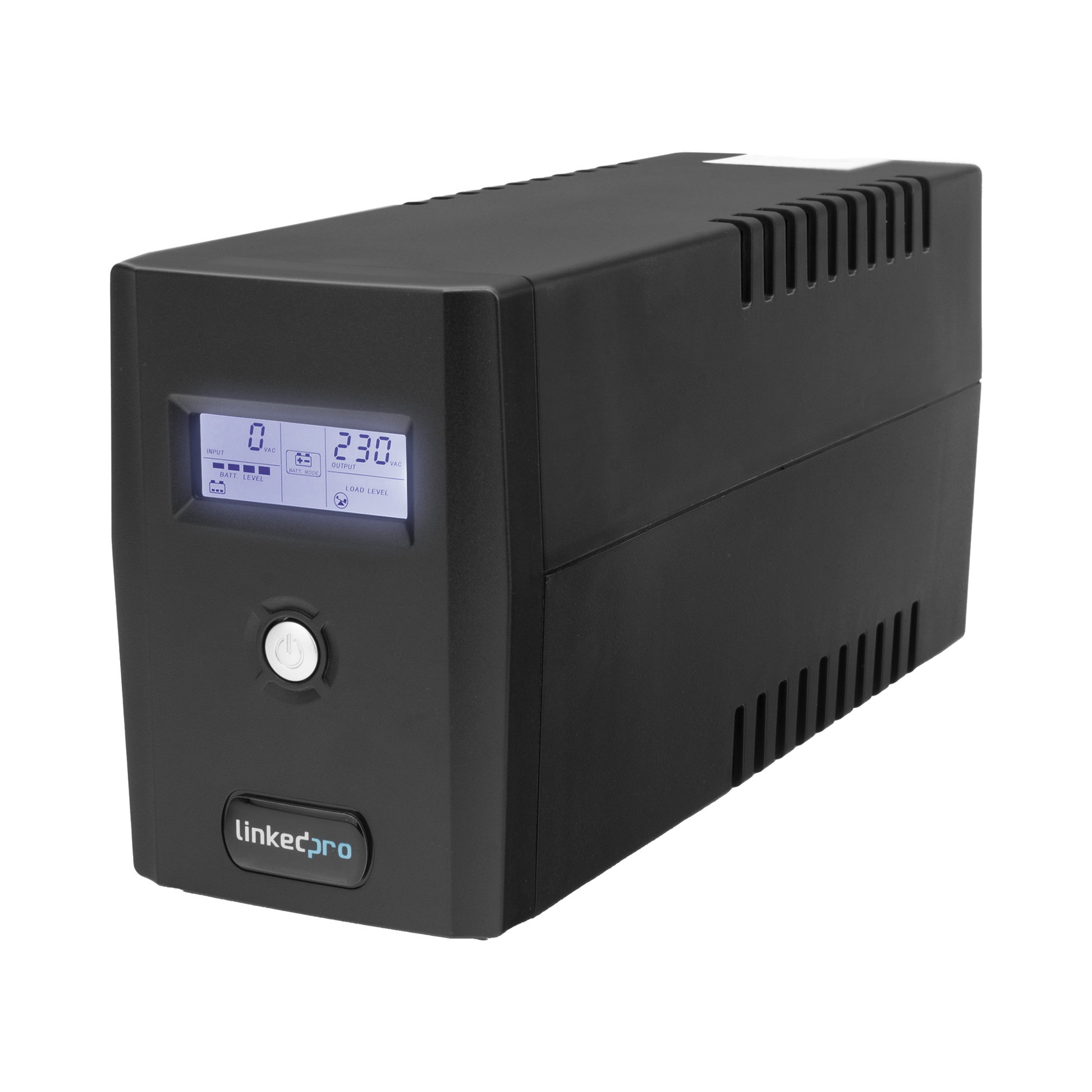 UPS 800VA/480 W Pantalla LCD / Línea Interactiva 120Vca / 6 tomas 5-15R (4 Respaldadas) / Regulación de Voltaje / Protección RJ45