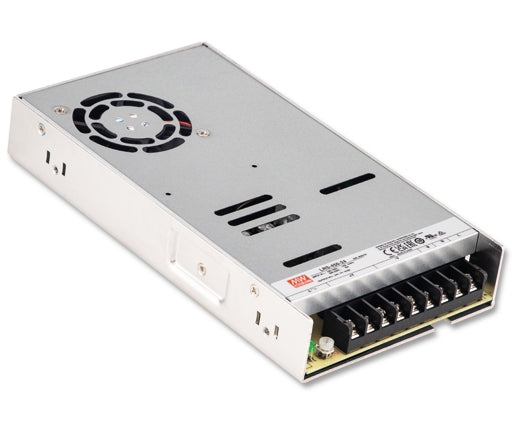 Fuente Conmutada MEAN WELL LRS-450-12 12V 450W Perfil Bajo con Ventilador Integrado