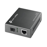 Convertidor de Medios TP-Link MC220L | Gigabit SFP para Redes de Fibra Óptica
