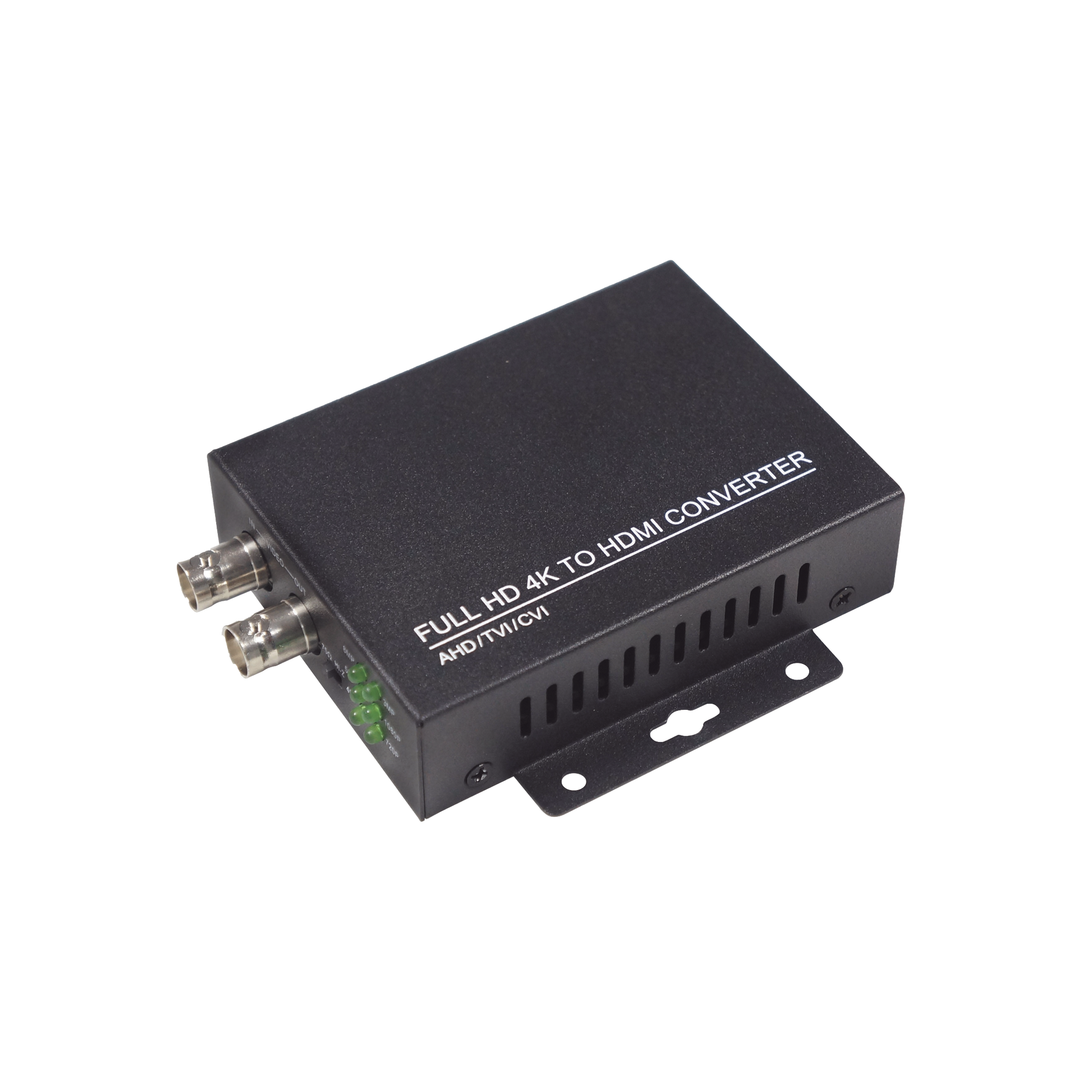 Convertidor de CVI, TVI, AHD, CVBS a HDMI, salida HDMI 1080P 60Fps / Bucle de salida CVBS / Soporta hasta 8MP CVI, 8MP TVI, 8MP AHD / Admite señal de entrada 960H / Incluye fuente de alimentación y cable BNC.