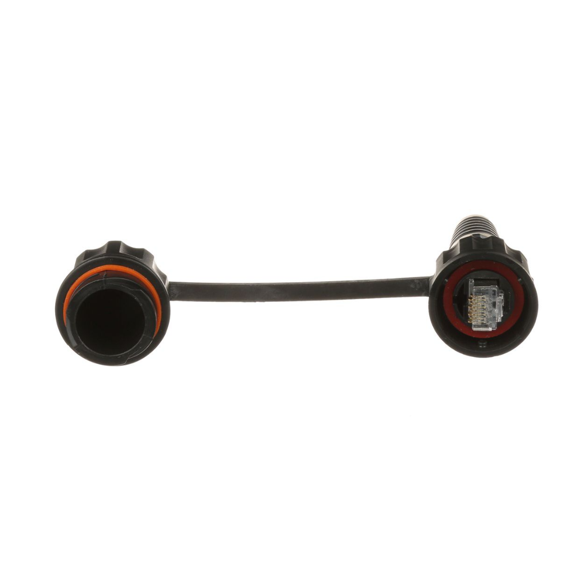 Conector Plug RJ45 de Uso Industrial Blindado, Categor�a 5e, 24AWG, con Tapa Protectora, Protecci�n IP67