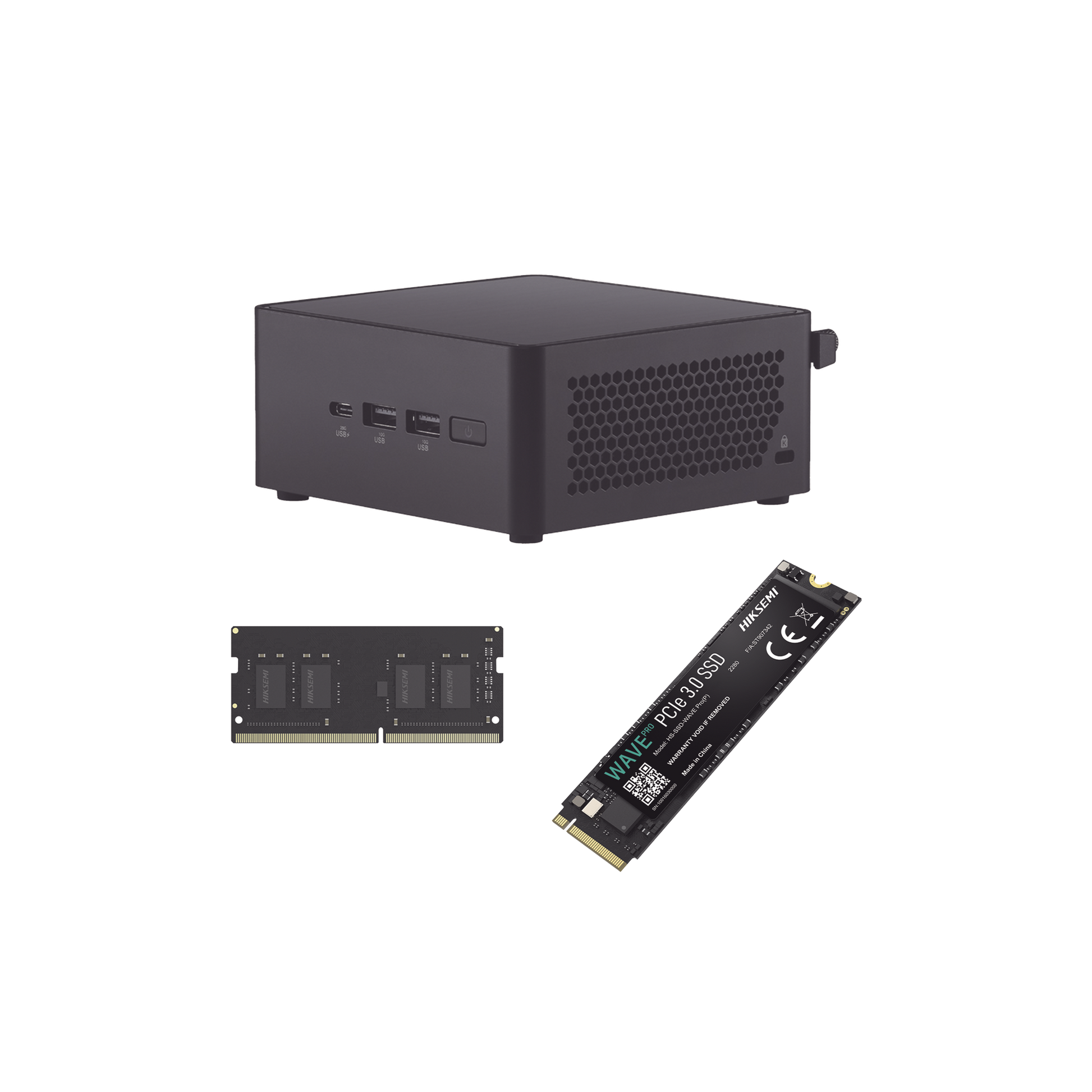 ASUS NUC KIT / ESTACION DE TRABAJO / CORE 3- 100U / RAM 16GB / SSD 256 GB