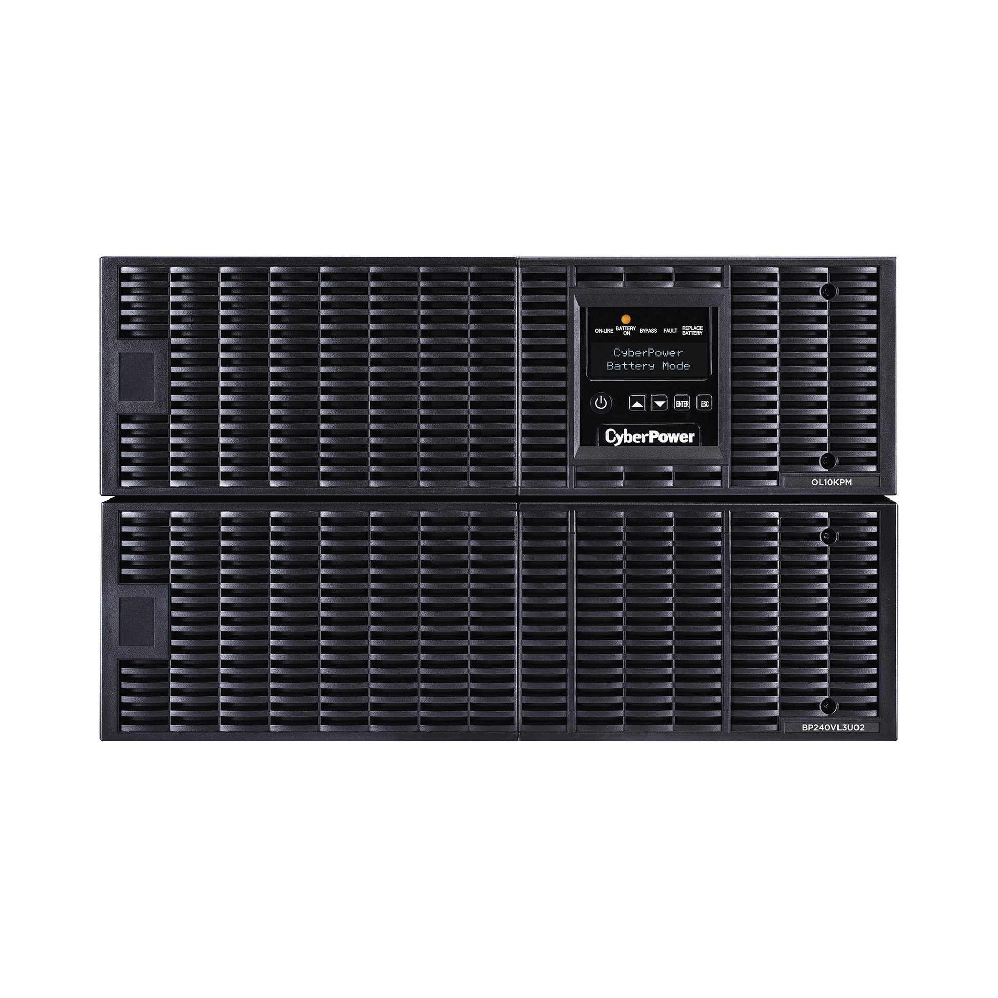 UPS de 10000 VA/10000 W, Online Doble Conversión, 200 - 240 Vac de Entrada, 200 - 240 Vac de Salida, Terminal Hardwired, Onda Senoidal Pura, Torre o Rack de 6 UR, Con 3 Tomas NEMA L6-30R
