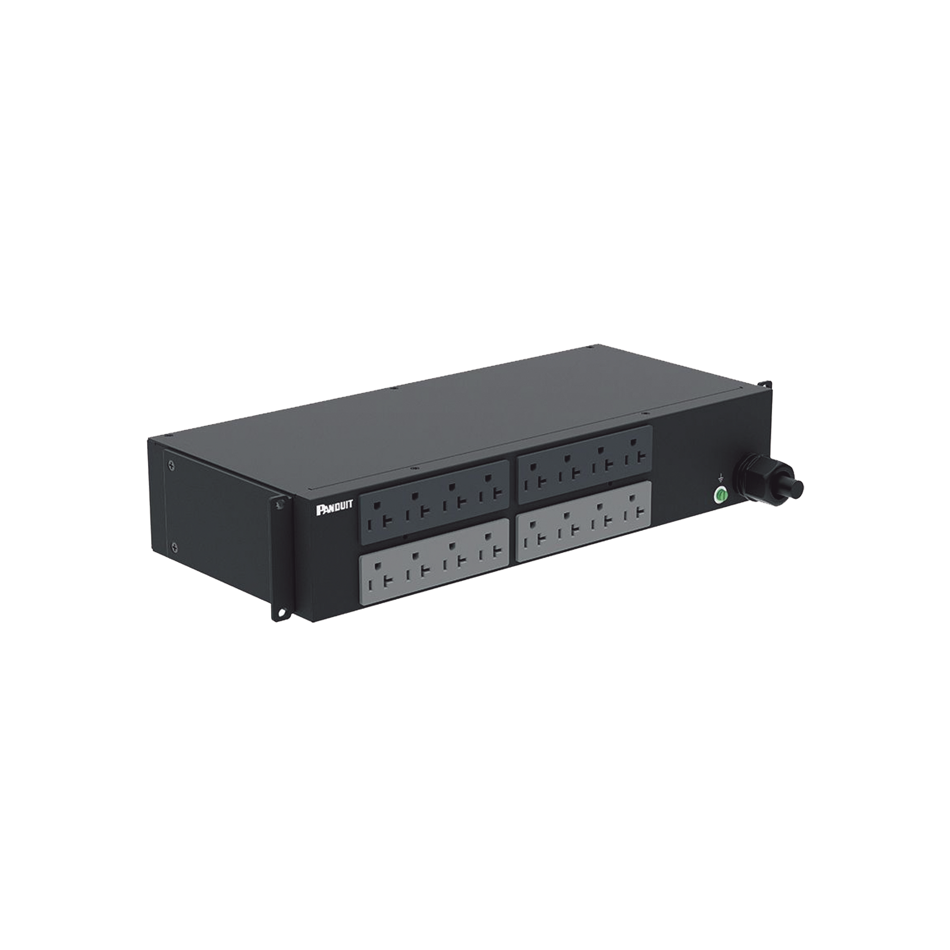 PDU Básico para Distribución de Energía, Enchufe de Entrada NEMA L5-30P, Con 16 Contactos NEMA 5-20R, Instalación Horizontal de 19in, 2 UR, 30 Amp, 120 Vca