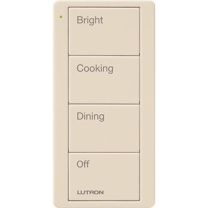 PJ24BGXXP02 LUTRON CASETA BOTONERA CONTROL REMOTO PICO 4 BOTONES