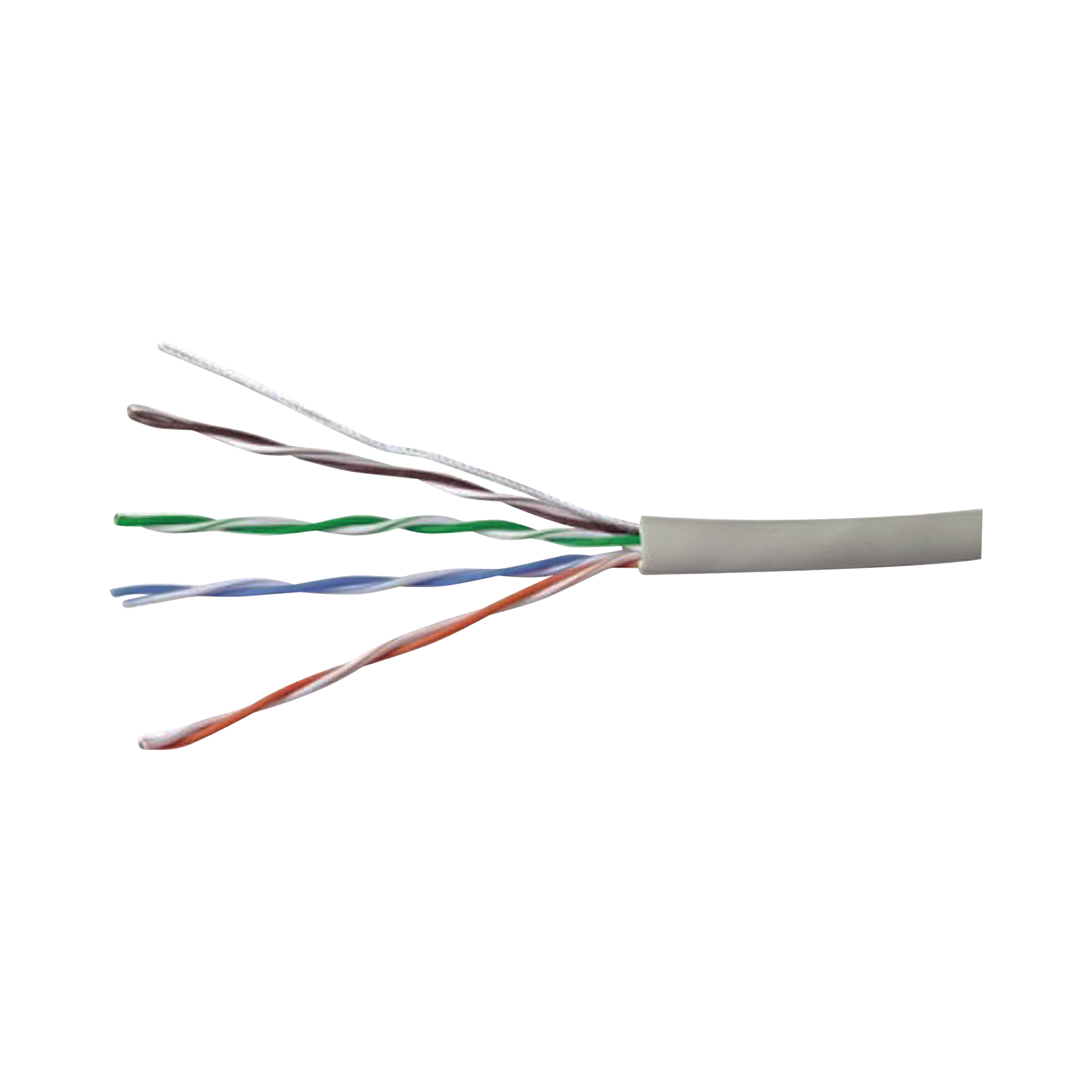 Bobina de Cable UTP 305 Metros (1000 Pies) de Cobre, PanNet, Gris, Categor�a 5e (24 AWG), PVC (CM), de 4 Pares