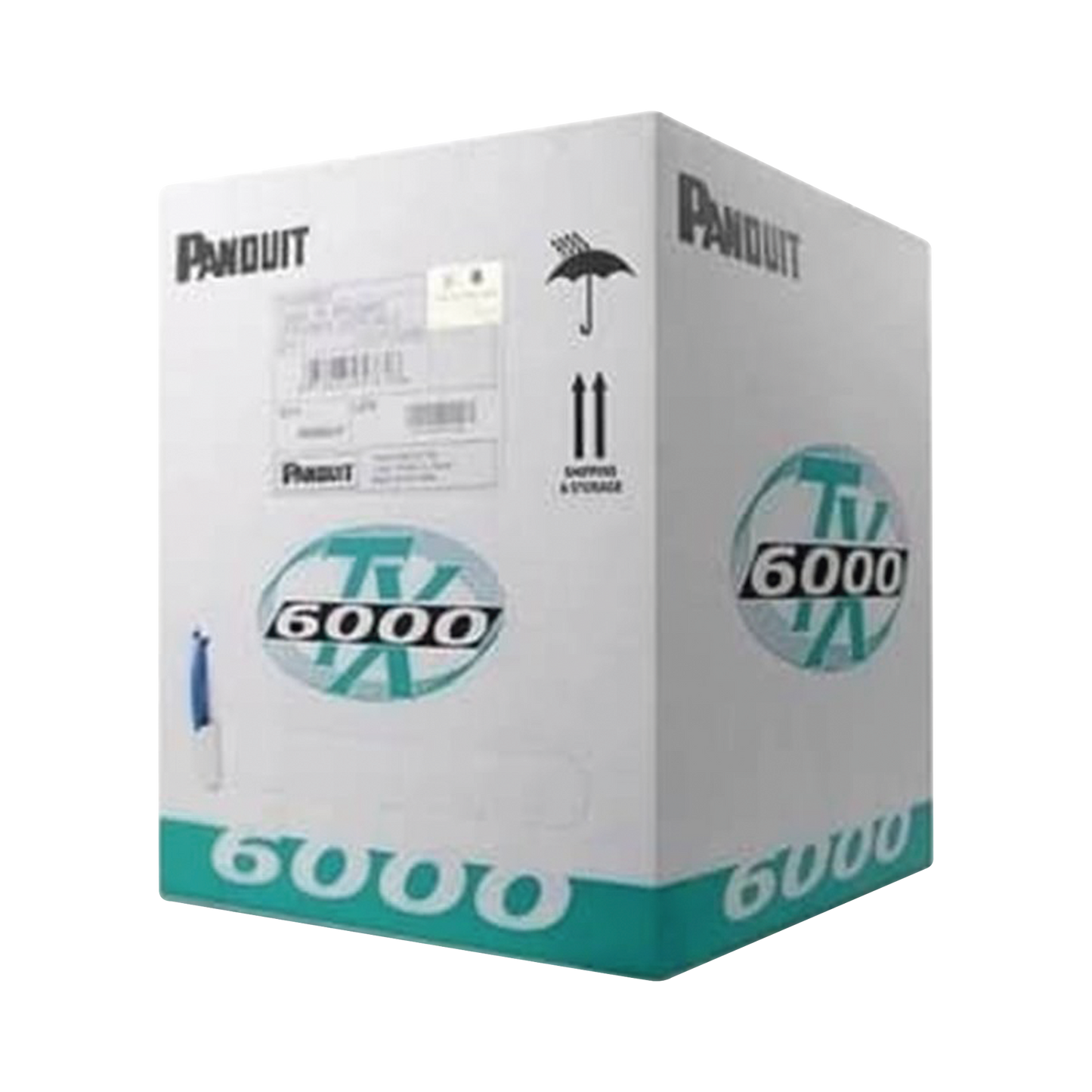 Bobina de Cable UTP 305 Metros (1000 Pies) de Cobre, TX6000? PanNet, Reelex, Amarillo, Categor�a 6 Mejorado (23 AWG), PVC (CM), de 4 Pares