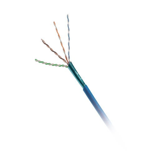 Bobina de Cable UTP de 4 Pares, Vari-MaTriX, Cat6A, 23 AWG, CMP (Plenum), Color Azul, 305 Metros (1000 Pies)