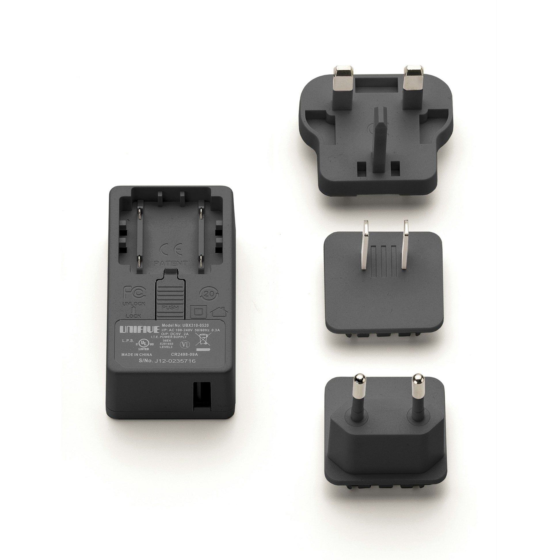 FLOS Adaptador 5V 2A EUR/USA/UK — Repuesto