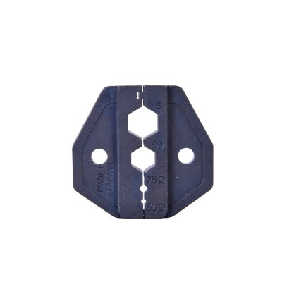 Mordaza para Plegar Conectores de Anillo en RG-6/U, RG-59/U, con Tama�os 0.324, 0.255, 0.068 y 0.042.
