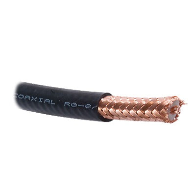 Cable Coaxial / RG8 / 305 Metros (1000 Pies) / 50 OHMS / 4.1 dB / Malla de Cobre al 97 % / Hecho en M�xico / Intemperie