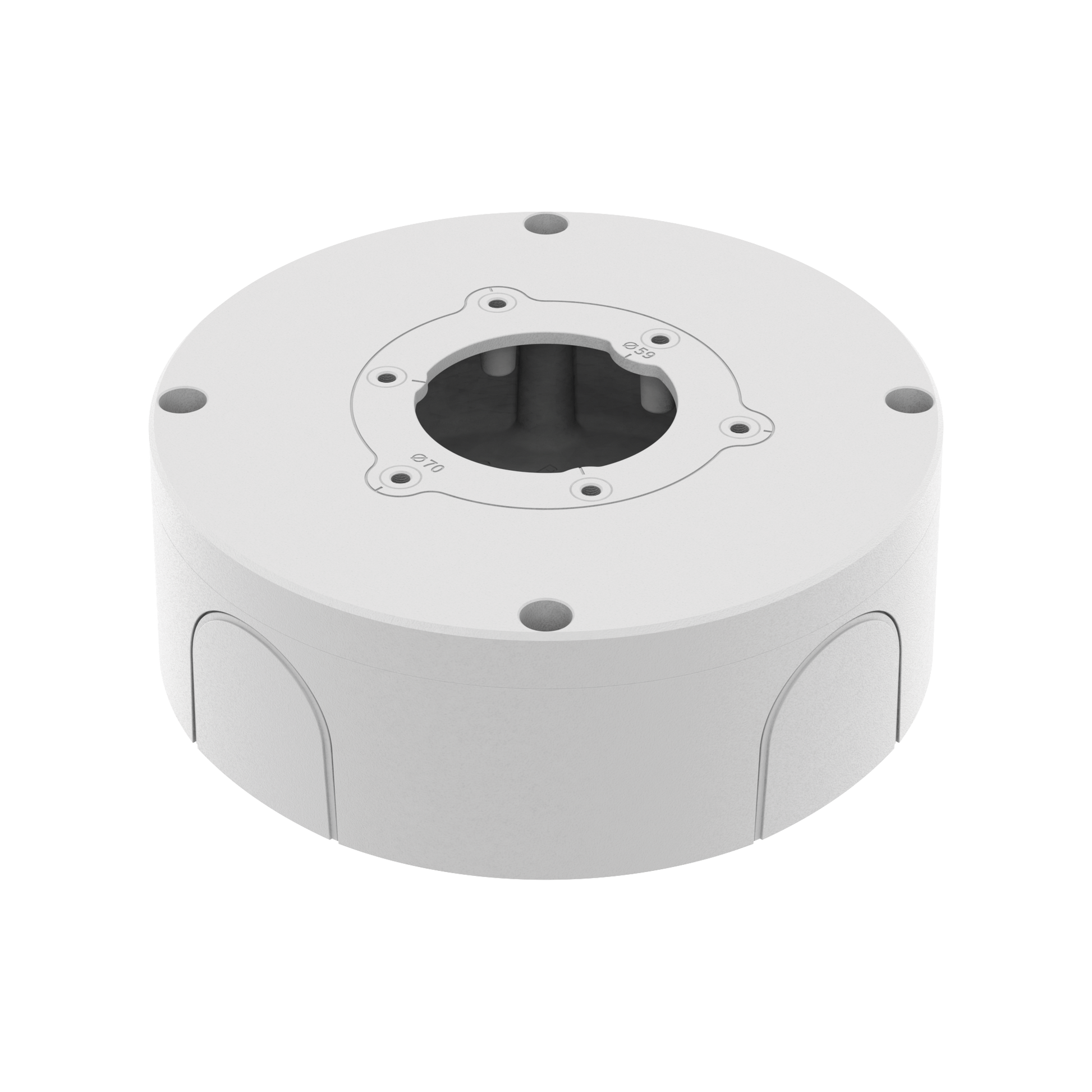 Caja de Conexión para Cámara Bullet Wisenet QNO-C8083R / QNO-C9083R