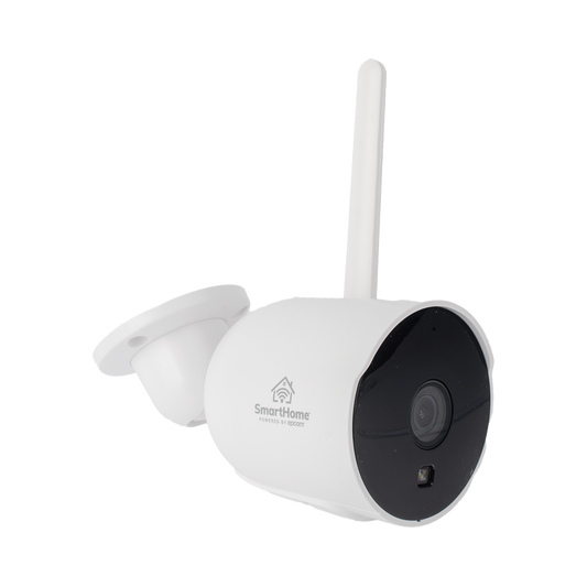CAMARA BALA IP 2MP| WIFI | AUDIO DE 2 VIAS| ALMACENAMIENTO EN MICROSD| LENTE DE 4MM | ANGULO DE APERTURA 90 GRADOS IP65