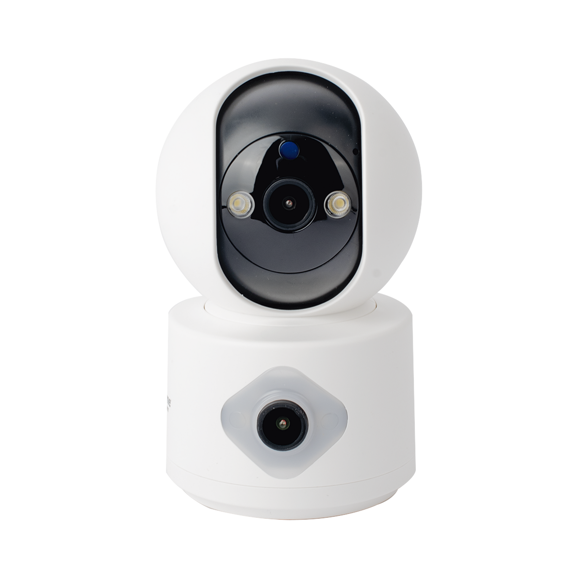 Camara doble lente 3mp| Wifi| autoseguimiento| Detección de movimiento| audio de 2 vias| almacenamiento hasta 128GB