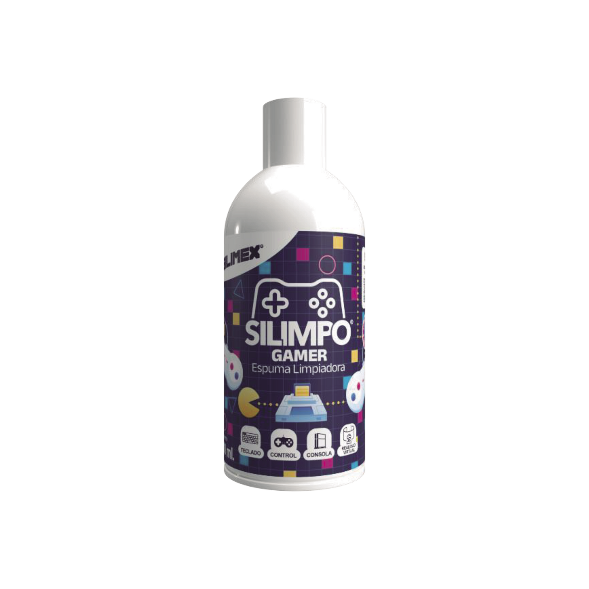Silimpo Gamer La Espuma de Limpieza con Protecci�n UV, Efecto Anti-Est�tico y Aroma a Chicle para tus Dispositivos Gaming.