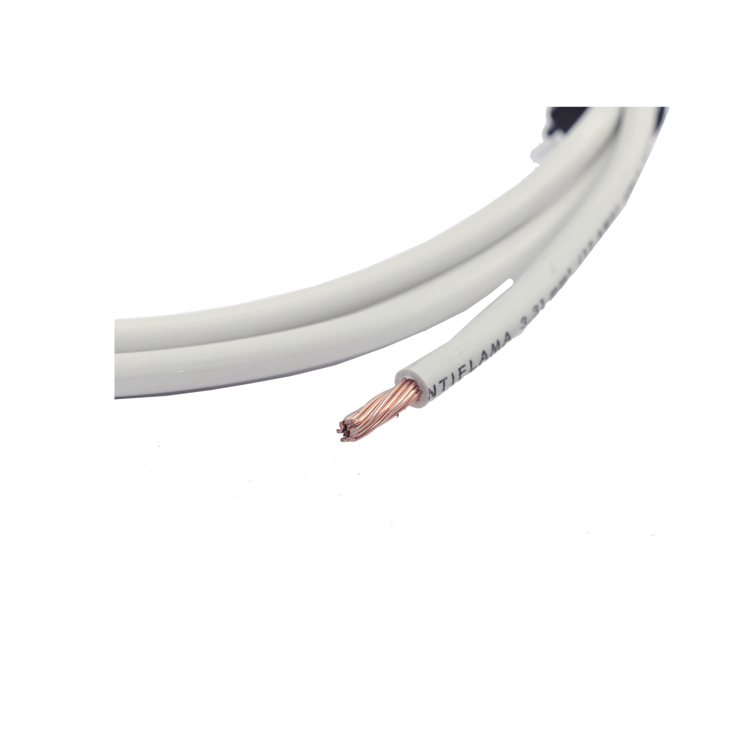 Cable El�ctrico de Cobre Recubierto THW-LS Calibre 12 AWG 19 Hilos Color Blanco (Venta por Metro)