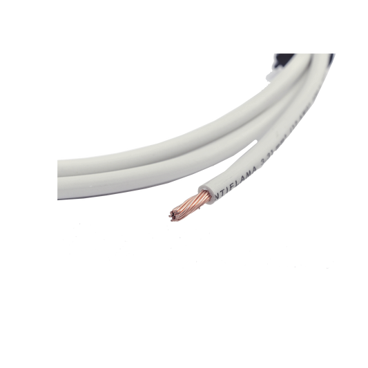 Cable El�ctrico de Cobre Recubierto THW-LS Calibre 12 AWG 19 Hilos Color Blanco (Venta por Metro)