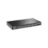Switch Administrable L2 TP-Link JetStream T2600G-28TS (TL-SG3424) | 24 Puertos Gigabit + 4 Ranuras SFP | Static Routing