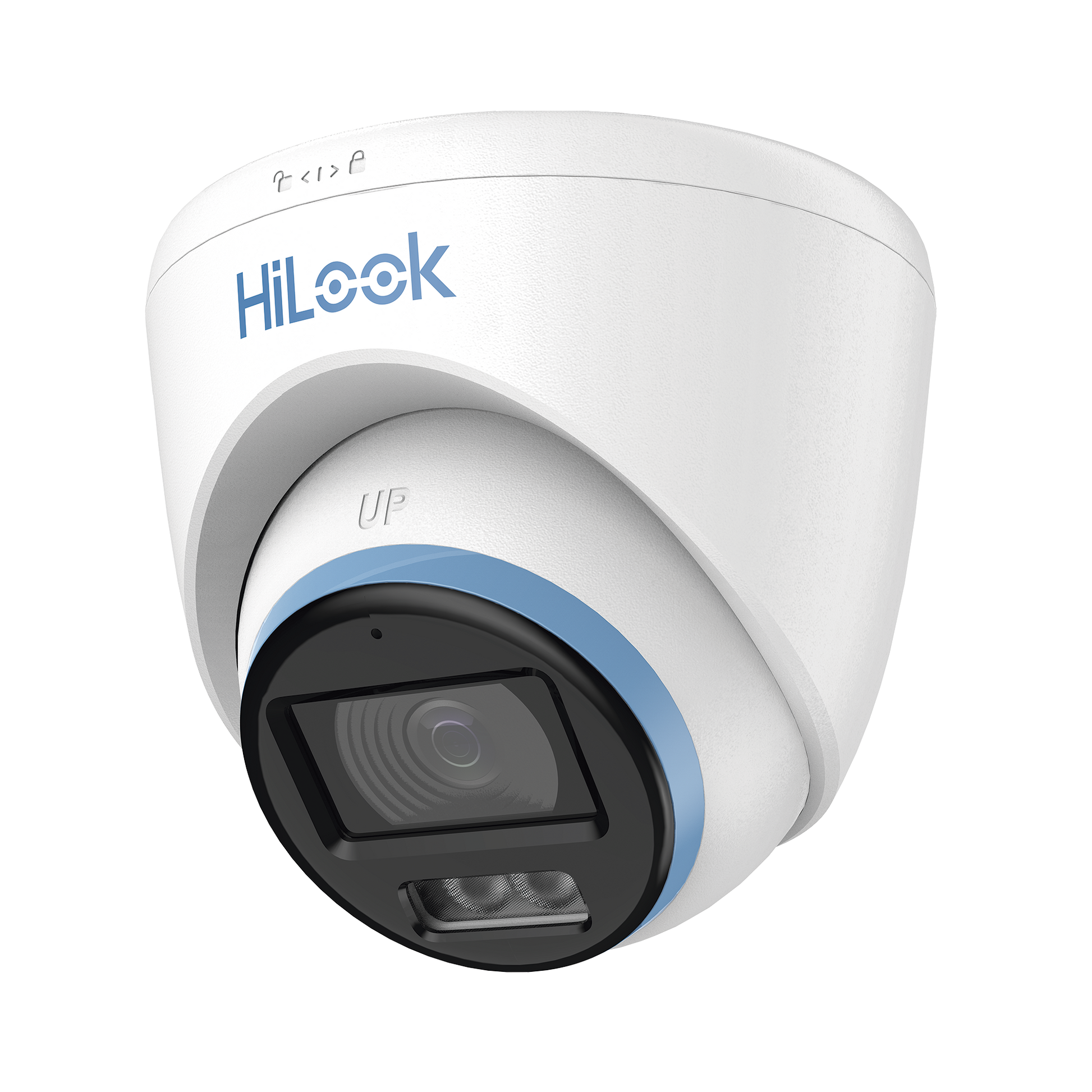 [Dual Light + ColorVu] Turret TurboHD 3K / 5 Megapixel / Lente 3.6 mm / 40 mts IR EXIR + 40 mts Luz Blanca / Micrófono Integrado / Exterior IP67 / dWDR