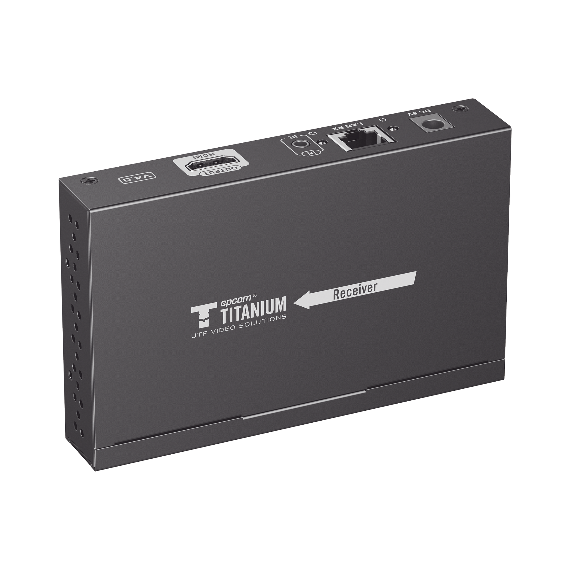 Receptor Compatible para Kit Matricial TT-383-MATRIX-4.0 | Resolución 1080P@60Hz | Cat 6 | Control IR | Compatible con Switch IGMP (Solo para transmisor versión 4.0).