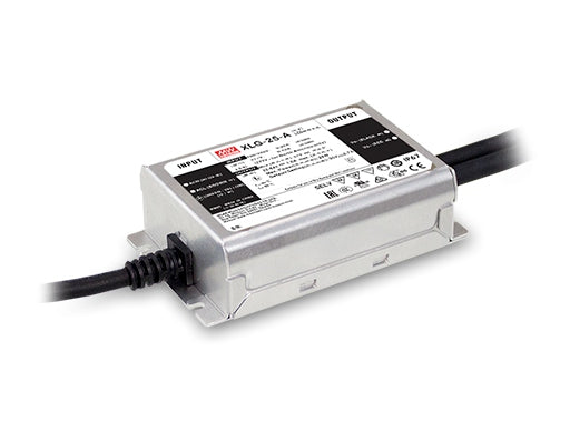 Driver LED MEAN WELL XLG-25 25W 700 mA IP67 Regulable 3 en 1