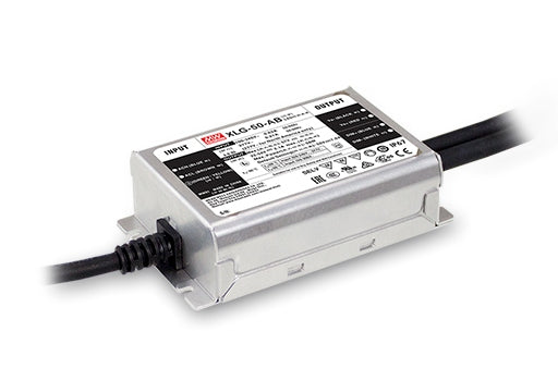 Driver LED MEAN WELL XLG-50 50W IP67 Regulable 3 en 1 Corriente Ajustable