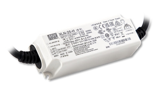 Driver LED MEAN WELL XLN-25-12 25W - 200W 12V Voltaje Constante IP67 Regulable NFC