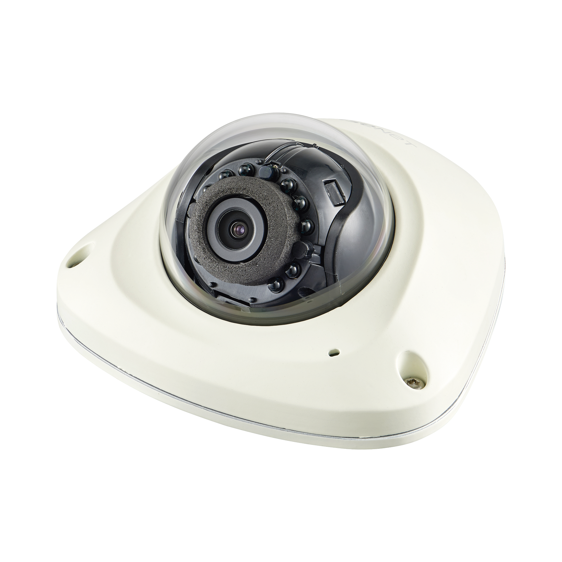 Cámara Tipo Domo Antivandálico 2MP para Vehículo Conector M12/ Lente 3.6mm / WDR 150db / IP66 / IK10 / H.265 & WiseStream