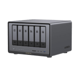 NAS UGREEN NASync DXP6800 Pro / Intel Core i5-1215U 10 Núcleos / 6 Bahías SATA + 2 M.2 NVMe / 2 Puertos Thunderbolt 4 / 2 Puertos 10GbE / 8K HDMI / PCIe 4.0 x4 / DDR5 Hasta 64GB / Compatibilidad Multi