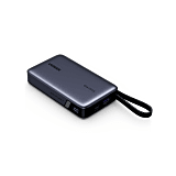 Cargador Rápido GaN 65W 2C1A / Tecnología GaN / Puerto USB-C 65W Max PPS / Puerto USB-A 22.5W Max / Protecciones Múltiples / Material PC+ABS UL94-V0 / Cable 1.5-2 metros