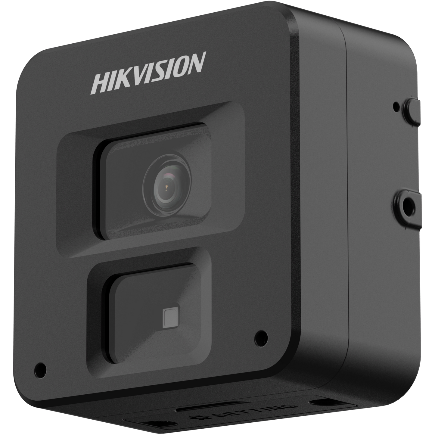 Micro Cámara IP para Manufactura de 5 Megapixel / Lente de 4 mm / Micrófono Interconstruido / Enfoque de 0.1 Metro a 0.5 Metros / 0.5 Metros de Luz Blanca / Ideal para Procesos de Manufactura / WDR 120 dB / PoE / Micro SD