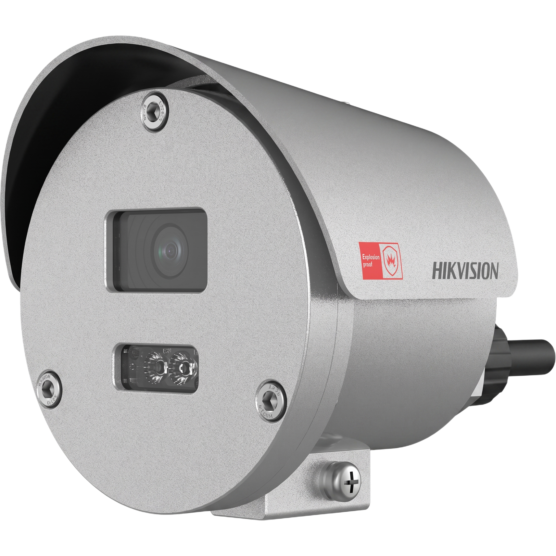 Bala IP 4 Megapixel / Lente 4 mm / Antiexplosión / NEMA 4X / 316L / IP68 / ACUSEEK / ACUSENSE / Dual Light (30 Mts IR + 30 Mts Luz Blanca) / PoE / 5 Metros de Cable Integrado