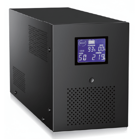 UPS de 2000VA/1200W / Topología Línea Interactiva / Entrada y Salida 120 Vca / Regulador de Voltaje AVR 80-150 Vca / Clavija NEMA 5-15P / 6 Tomas NEMA 5-15R