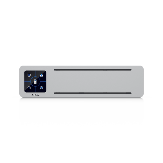 UniFi Protect AI Key / Analizador con inteligencia artificial para identificar eventos en grabaciones de cámaras UniFi / Búsqueda con lenguaje natural / hasta 1800 detecciones inteligentes por hora / 1 puerto GbE PoE++