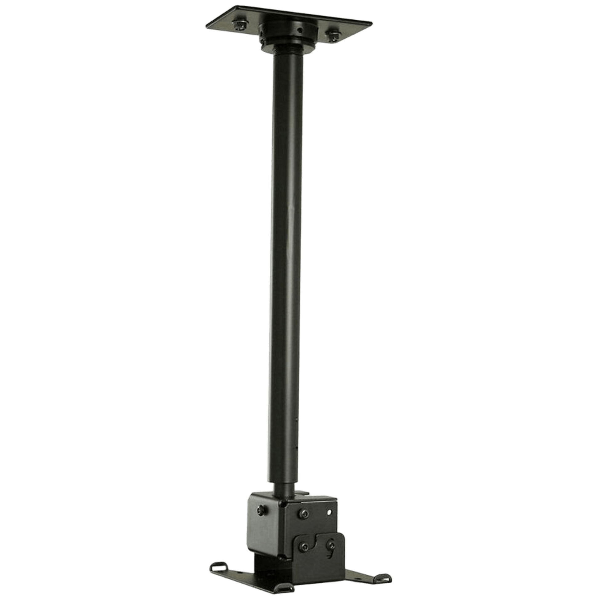 Soporte de Techo para LCD / Ajustable 18"-30" o 36"-48" / Inclinación -5° a +20° / Orientación Paisaje o Retrato / VESA 75/100 mm / Carga Máxima 40 lb (18.1 kg) / Incluye Placa de Techo y Hardware / Segurid