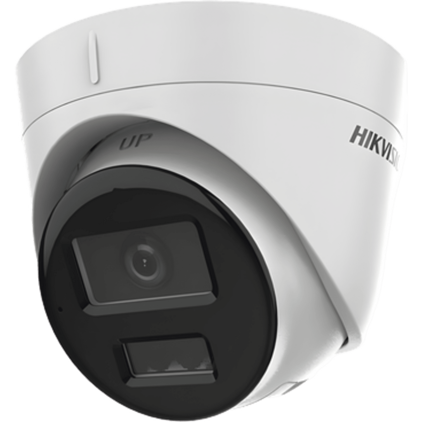 [Dual Light] Turret IP 4 Megapixel / Lente 2.8 mm / 30 mts IR + 30 mts Luz Blanca / Micrófono Integrado / ACUSENSE Lite / Exterior IP67 / H.265 / PoE / ONVIF / Micro SD