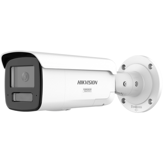 Cámara Bullet Network 12MP Acusense / Smart Hybrid Light / UHD 4608×2592 / Clasificación Persona-Vehículo Deep Learning / WDR 120 dB / IP67 NEMA 4X / Audio Dual-Mic / H.265+