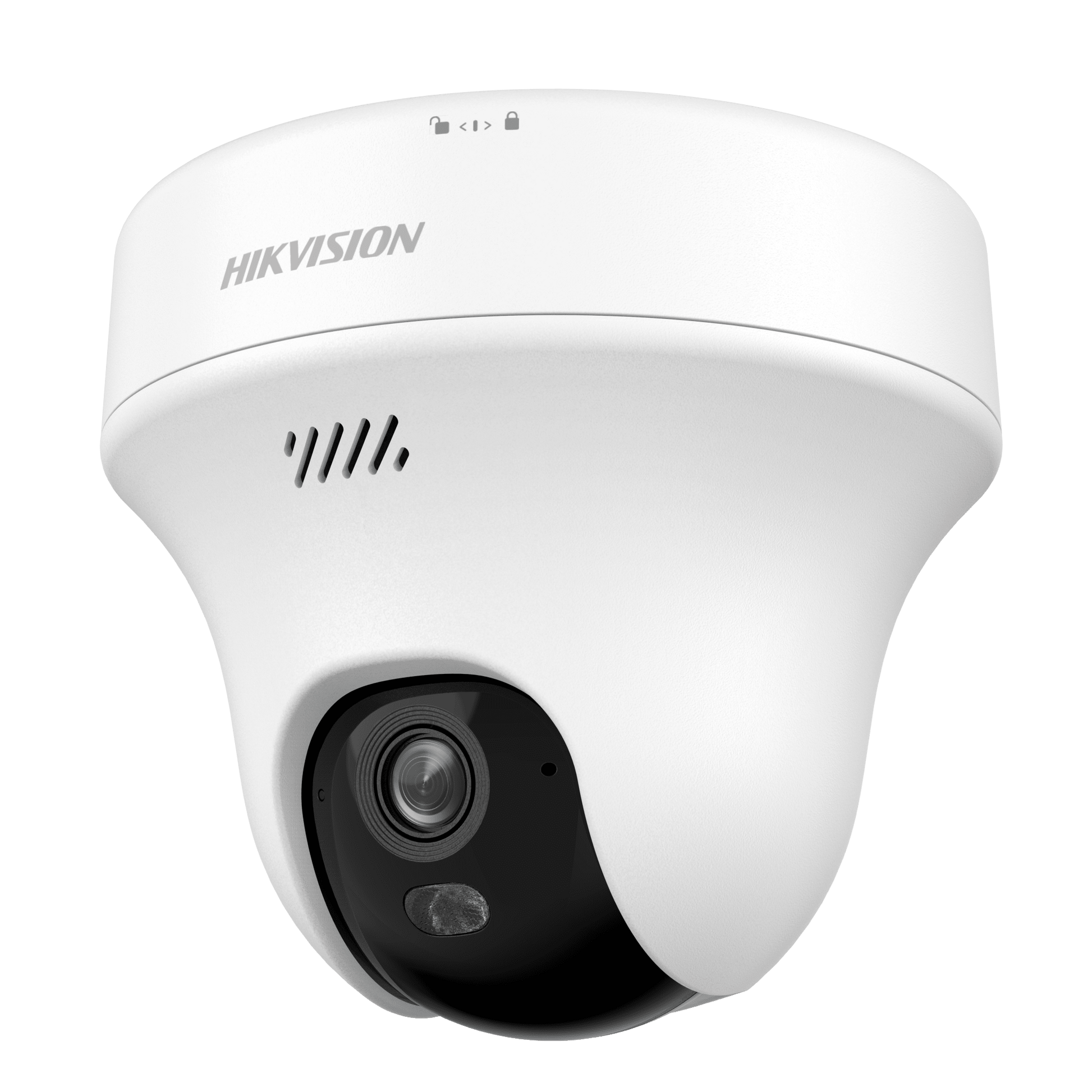 Turret PT  IP 2K Megapixel / Lente 2.8 mm / Dual Light (10 mts IR + 10 mts Luz Blanca) / Wi-Fi / IP54 / dWDR  / H.265 / Audio Bidireccional (Micrófono y Bocina)