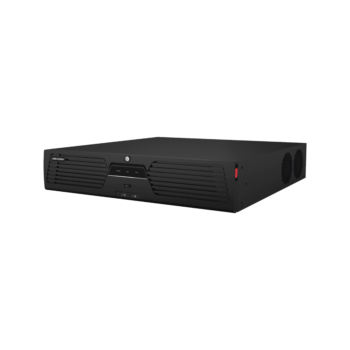 [Doble Poder de Decodificación] NVR 32 Megapixel (8K) / 32 Canales IP / AcuSense / ANPR / Conteo de Personas / Heat Map / 8 Bahías de Disco Duro / 2 Tarjetas de Red / Soporta RAID con Hot Swap / 2 HDMI en 8K / Soporta POS / Alarmas I/O / ACU