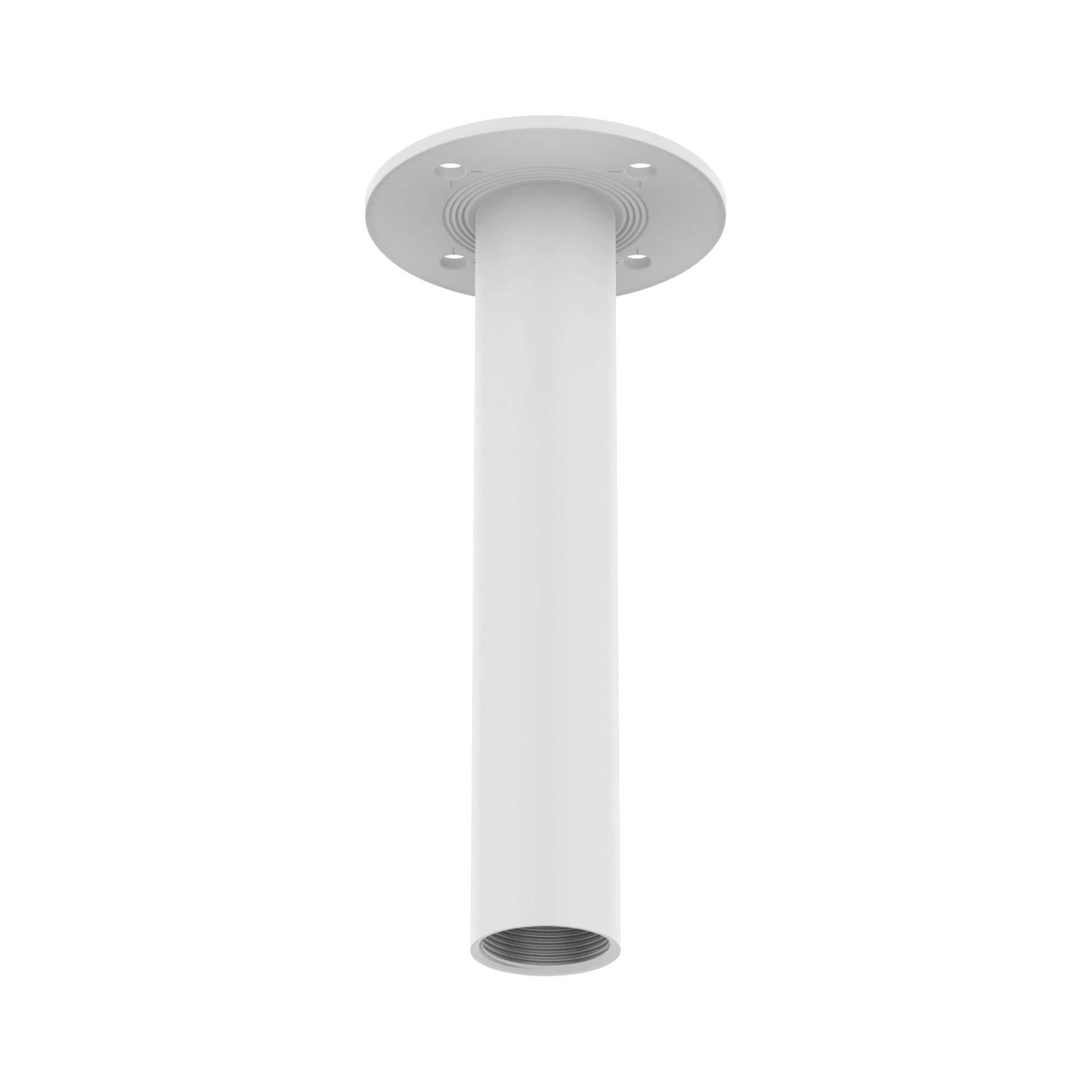 Soporte de Techo SBP-300CMI / Aluminio / Blanco / Peso 800g / Carga Máxima 10kg / Compatible con Modelos Hanwha Vision / Certificaciones EAC UL CE FCC